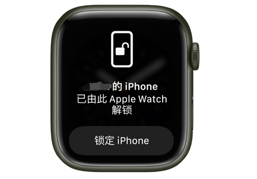 海棠湾镇苹果手机维修分享用 AppleWatch 解锁配备面容 ID 的 iPhone方法 